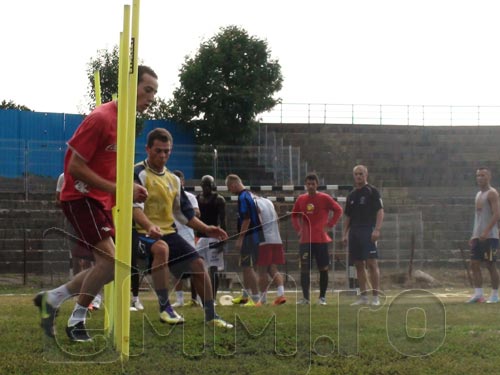 Foto: FCM Baia Mare la antrenament (c) eMaramures.ro