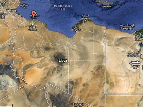 Libia _ harta google