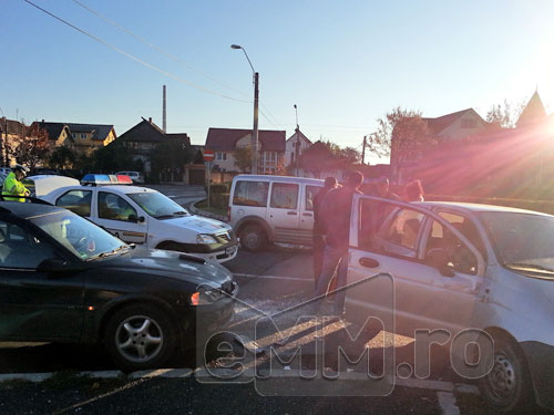 Foto: Accident Vasile Alecsandri, Baia Mare (c) eMaramures.ro