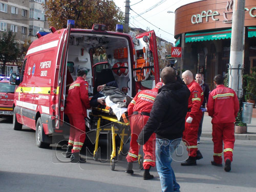 Foto: victima accident Expocom (c) eMaramures.ro