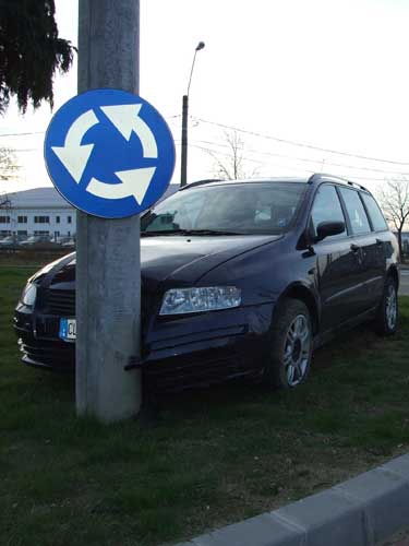 Foto accident Victoriei - Baia Mare (c) eMaramures.ro