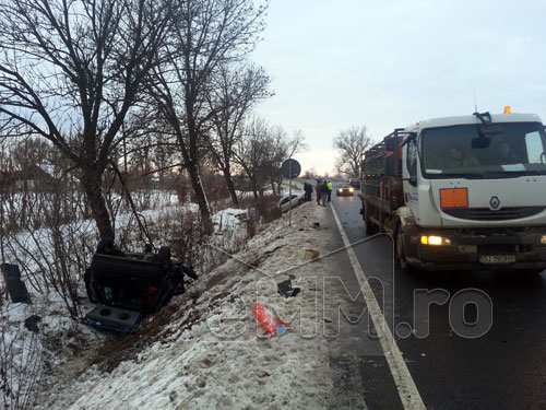 Foto: accident Lapusel (c) eMaramures.ro