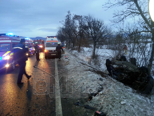 Foto: accident Lapusel (c) eMaramures.ro