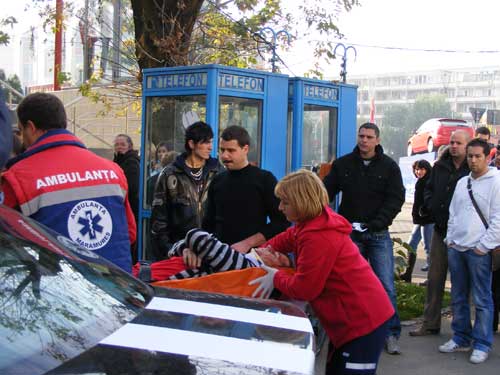 Accident Baia Mare, bdul Bucresti