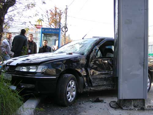 Foto accident bd. Bucuresti Baia Mare