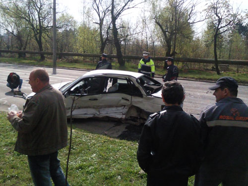 Foto: accident bulevardul Independentei - Baia Mare