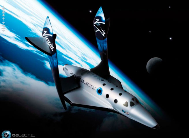 Foto SpaceShipTwo - Virgin Galactic