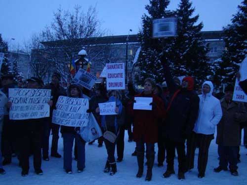 Foto Proteste in Baia Mare in 17 ianuarie (c) eMM.ro