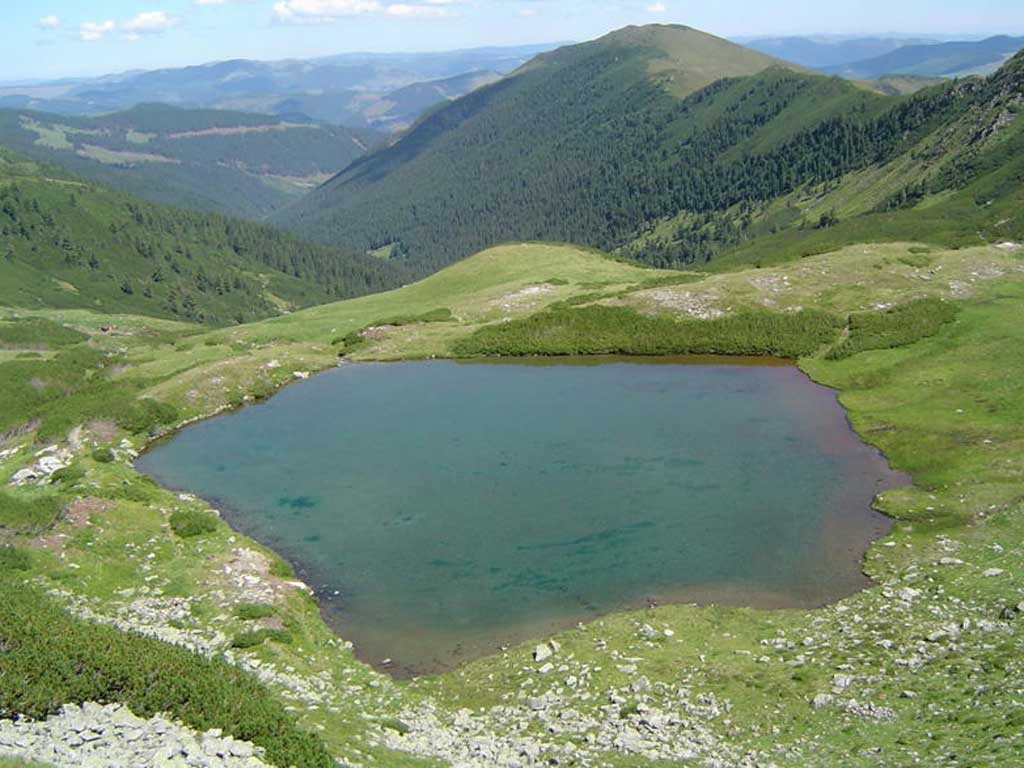 Foto lacul glaciar Lala Mare