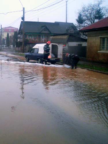 Foto inundatii Baia Mare - 31 decembrie (c) eMaramures.ro