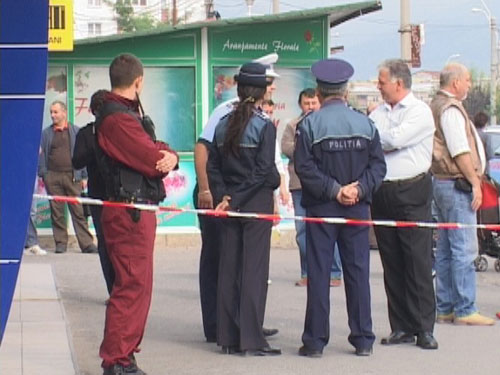 FOTO: Jaf armat la sucursala Bancpost din cartierul Vasile Alecsandri, Baia Mare (c) eMM.ro