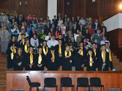 Foto: Curs festiv Universitatea Vasile Goldis