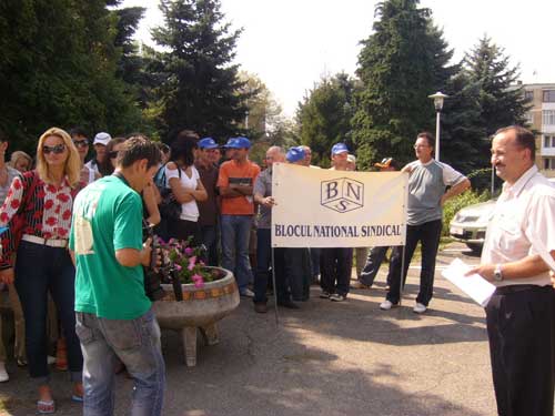 protest actori Baia Mare