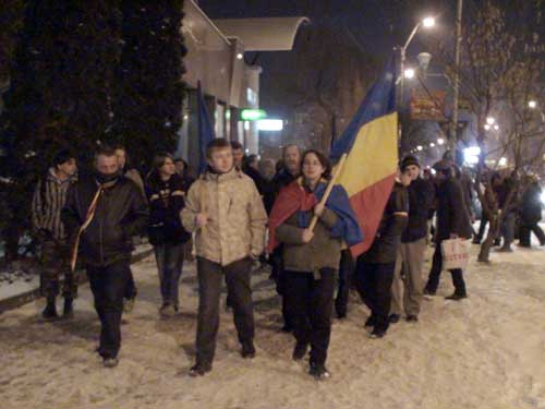 Protest spontan in Baia Mare (c) eMM.ro