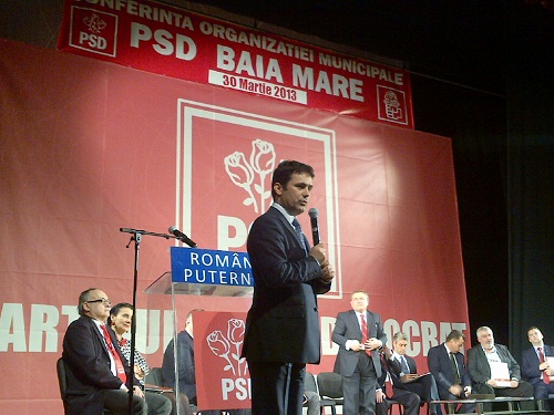 Ministrul Pricopie, la alegerile PSD Baia Mare 