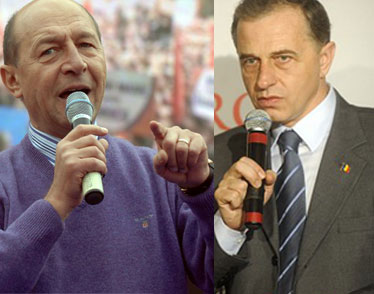 Foto Basescu si Geoana