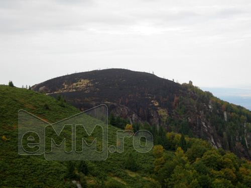 Foto: Efecte incendiu Creasta Cocosului - Maramures (c) eMaramures