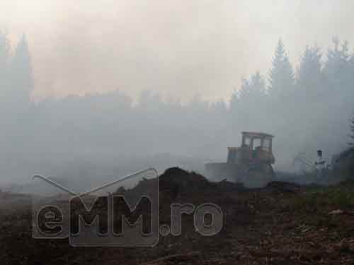 Foto: incendiu partie Cavnic (c) eMaramures.ro